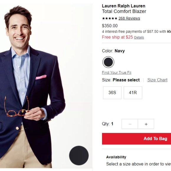 Blazers | Mens Lauren Ralph Lauren 
